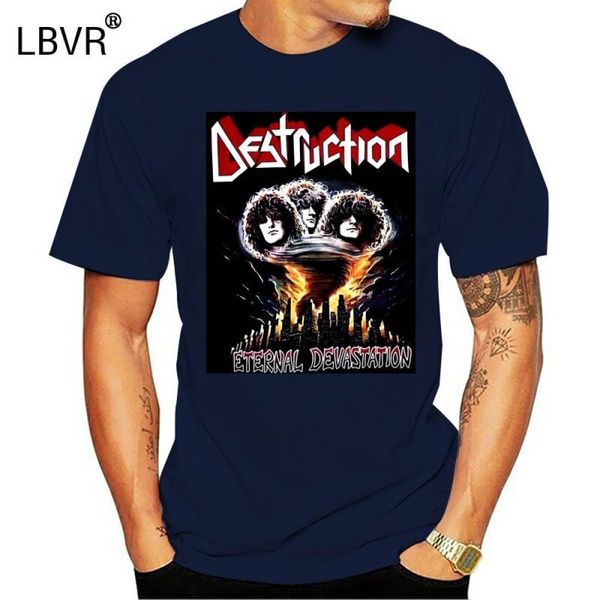 men t shirt fashion destruction eternal devastation'86 thrash band kreator sodom t-shirt novelty, White;black
men t shirt fashion destruction eternal devastation'86 thrash band kreator sodom t-shirt novelty, White;black