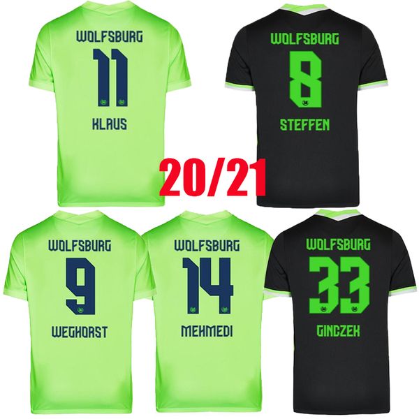 20 21 vfl wolfsburg soccer jersey home away brekalo roussillon soccer uniform klaus xaver malli weghorst football shirts 2020 2021, Black
20 21 vfl wolfsburg soccer jersey home away brekalo roussillon soccer uniform klaus xaver malli weghorst football shirts 2020 2021, Black