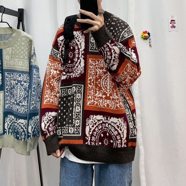 2021 sweater autumn new cashew flower contrast retro nightgown male youth s4lw, White;black
2021 sweater autumn new cashew flower contrast retro nightgown male youth s4lw, White;black