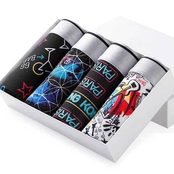 underpants 4pcs men's printed panties boxers man boxer mens underwear ice silk boxershorts breathable flexible, Black;white
underpants 4pcs men's printed panties boxers man boxer mens underwear ice silk boxershorts breathable flexible, Black;white