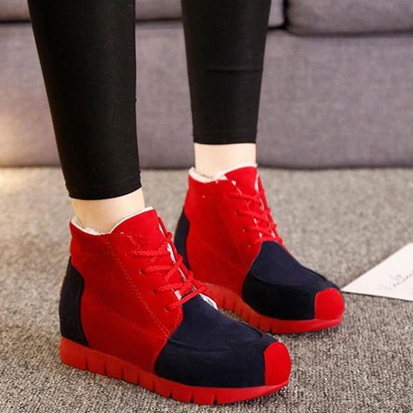 lucyever women short plush warm snow boots 2020 fashion mix color flat ankle boots woman casual platform winter shoes female #l87z, Black
lucyever women short plush warm snow boots 2020 fashion mix color flat ankle boots woman casual platform winter shoes female #l87z, Black