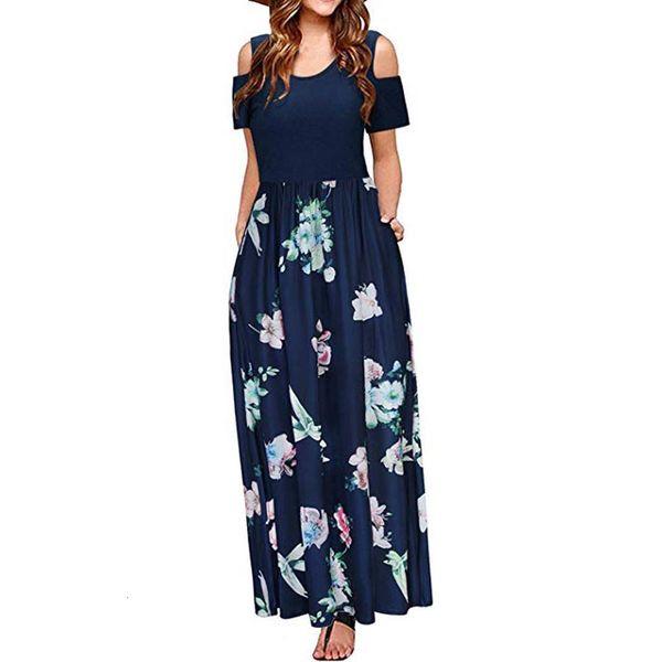 plus size dress women summer cold shoulder floral print maxi dress ladies casual short sleeve pocket patchwork sundress big size, Black;gray
plus size dress women summer cold shoulder floral print maxi dress ladies casual short sleeve pocket patchwork sundress big size, Black;gray