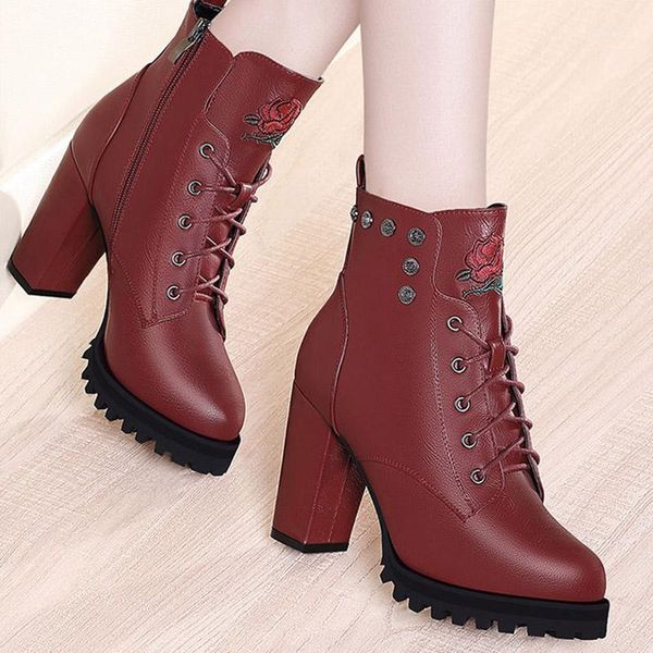 boots gladiator women shoes 2021 winter cross-tied ankle boot embroidery high heels booties rivet platform botas mujer 8652g1, Black
boots gladiator women shoes 2021 winter cross-tied ankle boot embroidery high heels booties rivet platform botas mujer 8652g1, Black