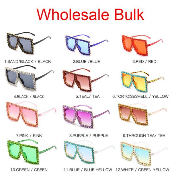 whosale oversized square colorful diamond sunglasses women big frame luxury crystal sun glasses rhinestone eyewear uv400 shades, White;black
whosale oversized square colorful diamond sunglasses women big frame luxury crystal sun glasses rhinestone eyewear uv400 shades, White;black