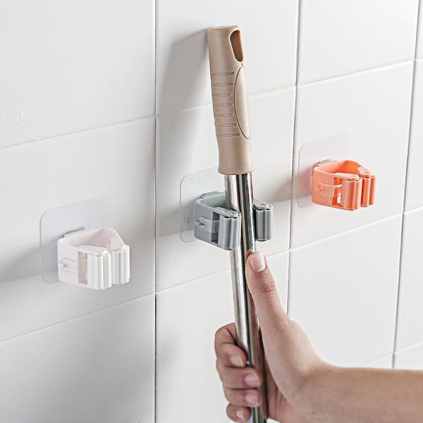 abs mop hanger wall mounted broom holder clip bathroom adhesive hooks no punching1
abs mop hanger wall mounted broom holder clip bathroom adhesive hooks no punching1