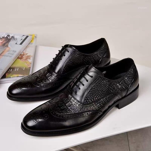 men oxfords shoes british style leather business formal men shoes office suit dress wedding male footwear 38-481, Black
men oxfords shoes british style leather business formal men shoes office suit dress wedding male footwear 38-481, Black