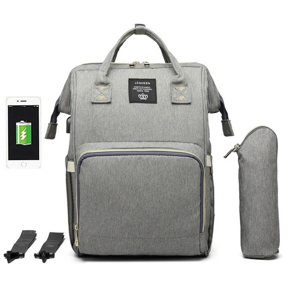 lequeen usb mummy maternity nappy bag brand large capacity baby travel backpack designer nursing for care 220222
lequeen usb mummy maternity nappy bag brand large capacity baby travel backpack designer nursing for care 220222