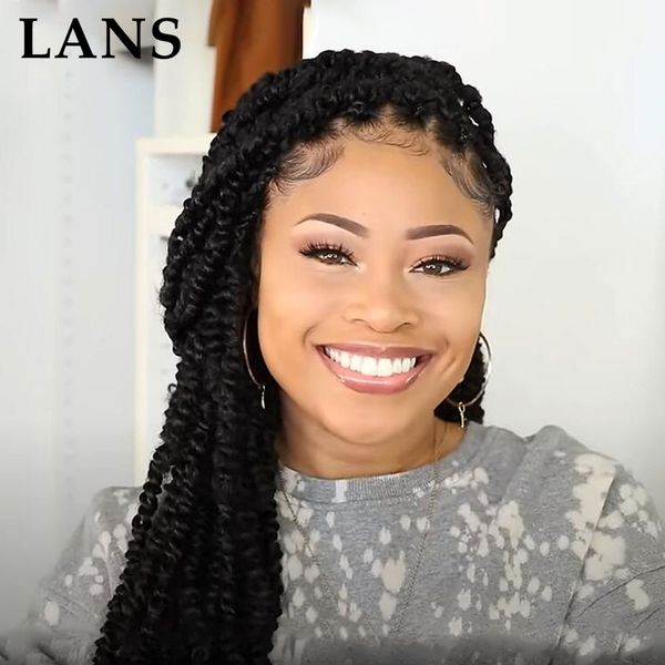 lans passion twist hair 24 inch water wave 100g/pcs synthetic braids for passion twist crochet braiding hair goddess locs hair extension ls0, Black
lans passion twist hair 24 inch water wave 100g/pcs synthetic braids for passion twist crochet braiding hair goddess locs hair extension ls0, Black
