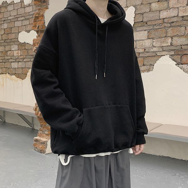 2021 new solid basic men hoodies autumn harajuku men's hooded sweatshirts large size man streetwear casual pullovers 5dcs, Black
2021 new solid basic men hoodies autumn harajuku men's hooded sweatshirts large size man streetwear casual pullovers 5dcs, Black