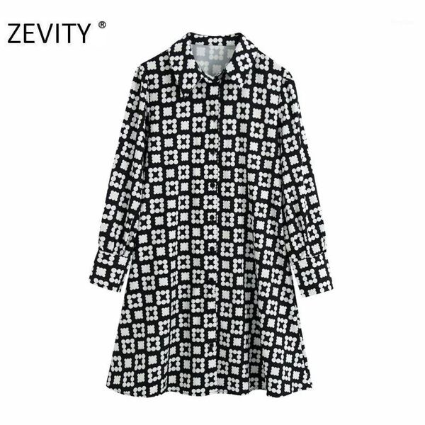 zevity new women vintage flower geometric print shirt dress office lady long sleeve casual vestido chic business dresses ds44011, Black;gray
zevity new women vintage flower geometric print shirt dress office lady long sleeve casual vestido chic business dresses ds44011, Black;gray