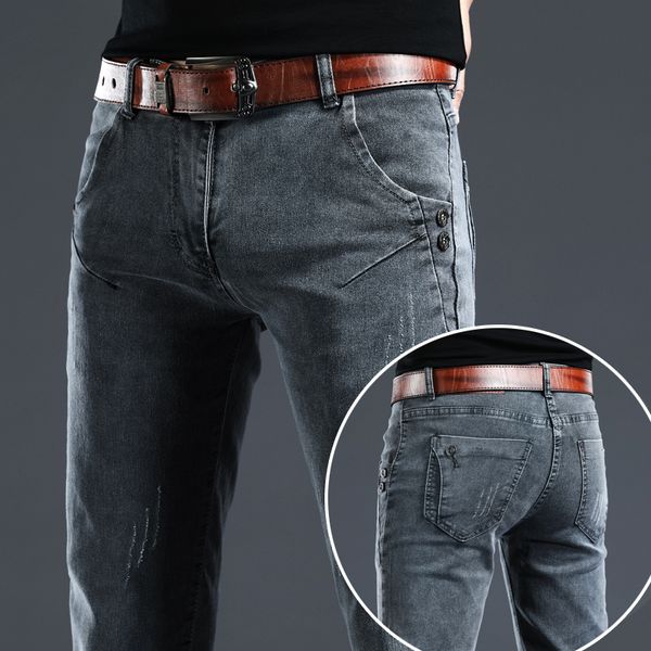 2020 new arrival autumn fashion classic slim ,men's casual student youth ny jeans men, Black
2020 new arrival autumn fashion classic slim ,men's casual student youth ny jeans men, Black