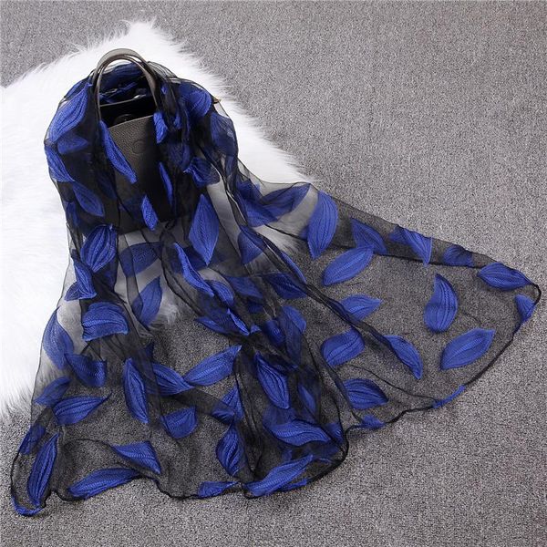 new scarf for women fashion leaf cut flowers shawl wrap summer beach cover up organza pashmina elegant lady neck scarves hijab wmtrfc, Blue;gray
new scarf for women fashion leaf cut flowers shawl wrap summer beach cover up organza pashmina elegant lady neck scarves hijab wmtrfc, Blue;gray