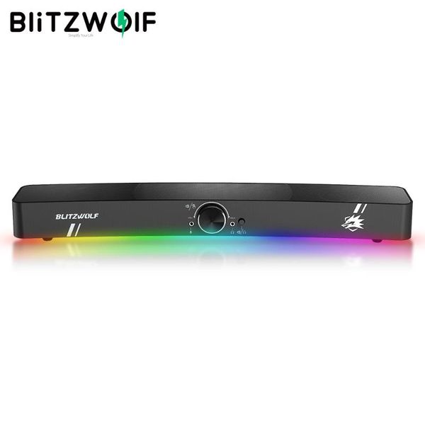 blitzwolf bw-gs3 computer game speakers with rgb light powerful bass 360° stereo sound usb power 3.5mm soundbar speaker for pc
blitzwolf bw-gs3 computer game speakers with rgb light powerful bass 360° stereo sound usb power 3.5mm soundbar speaker for pc