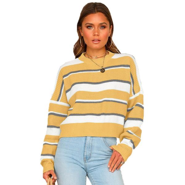 new autumn winter women sweater fashion striped long sleeve cashmere pullovers o-neck warml thickness loose sweater, White;black
new autumn winter women sweater fashion striped long sleeve cashmere pullovers o-neck warml thickness loose sweater, White;black