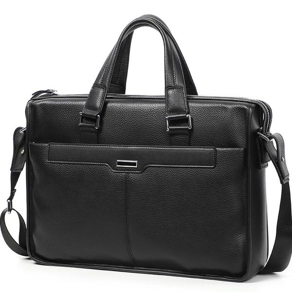 nesitu black coffee genuine leather 14'' lapoffice men briefcase business messenger bag men's portfolio m6006
nesitu black coffee genuine leather 14'' lapoffice men briefcase business messenger bag men's portfolio m6006