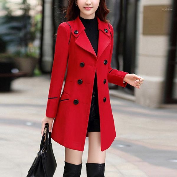 women casual long sleeves double breasted jacket lapel collar solid outwear coat1, Tan;black
women casual long sleeves double breasted jacket lapel collar solid outwear coat1, Tan;black