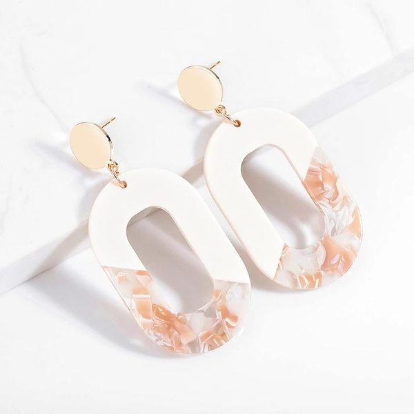 dangle & chandelier korean hit color acrylic stitching earrings for women long hollow geometric resin acetate charms fashion jewelry gift, Silver
dangle & chandelier korean hit color acrylic stitching earrings for women long hollow geometric resin acetate charms fashion jewelry gift, Silver