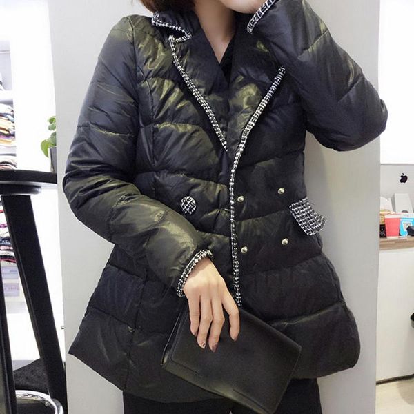 women's down & parkas winter women jacket autumn 2021 matte fabric thick warm female casual solid outwear jackets, Black
women's down & parkas winter women jacket autumn 2021 matte fabric thick warm female casual solid outwear jackets, Black