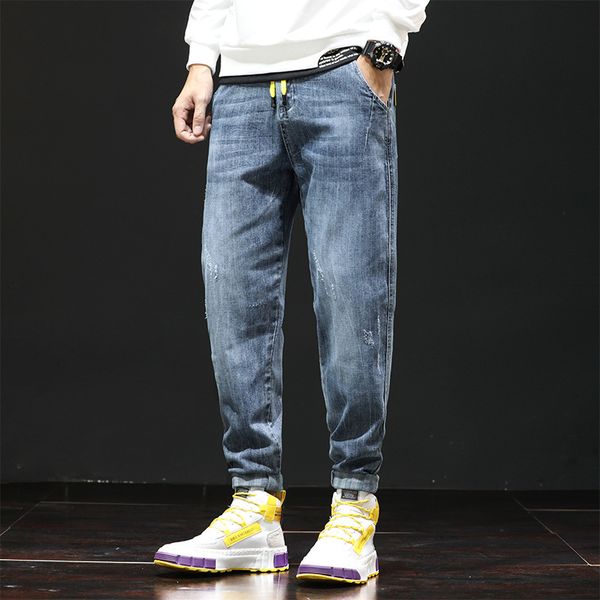 2021 new fashion streetwear scratch ripped harem pants men wide leg trousers japanese vintage designer jeans homme qbbo, Blue
2021 new fashion streetwear scratch ripped harem pants men wide leg trousers japanese vintage designer jeans homme qbbo, Blue