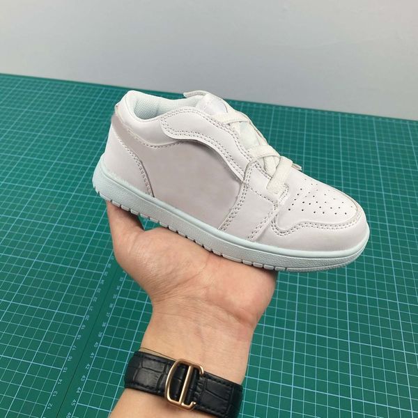 og 1s low elastic band kids designer shoes 1 infant boy girl casual shoes toddlers shoes size eur 22-35, Black