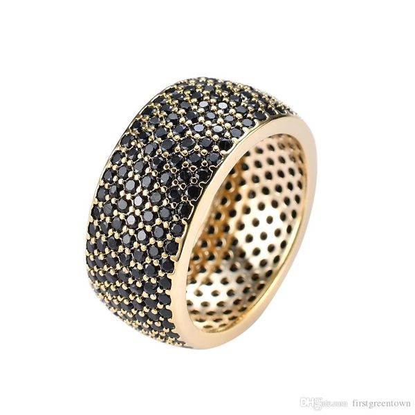 Hip hop Cubic Zirconia Rings Men's Iced Out Gold Color Black CZ Ring Europe and America Hot
Hip hop Cubic Zirconia Rings Men's Iced Out Gold Color Black CZ Ring Europe and America Hot