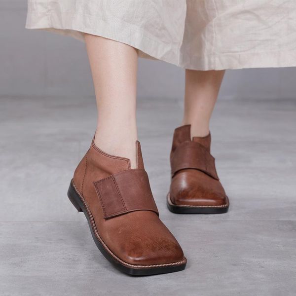 2020 autumn and winter new genuine leather ankle boots women's vintage soft bottom comfortable lazy shoes casual short boots, Black
2020 autumn and winter new genuine leather ankle boots women's vintage soft bottom comfortable lazy shoes casual short boots, Black
