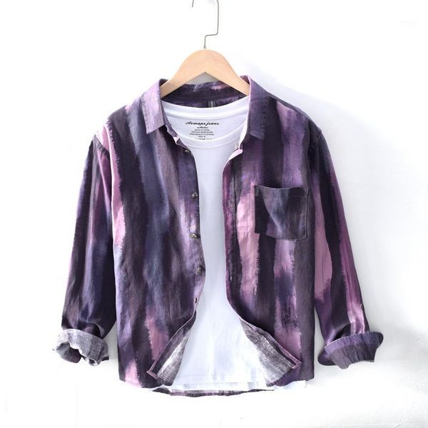 men's casual shirts cotton and linen men's shirt personality printing long sleeve retro hit color youth loose 2021 1, White;black
men's casual shirts cotton and linen men's shirt personality printing long sleeve retro hit color youth loose 2021 1, White;black
