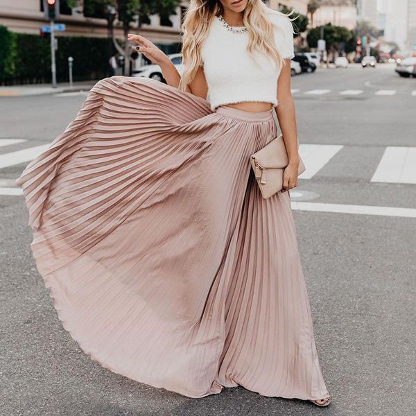 fashion long skirts women ladies solid color elegant large hem high waist autumn spring casual skirt, Black
fashion long skirts women ladies solid color elegant large hem high waist autumn spring casual skirt, Black