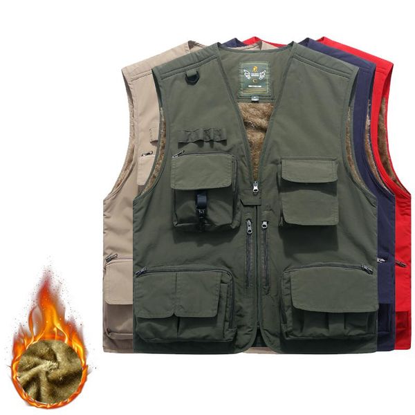 men's vests winter tactical vest coat men multi-pocket classic waistcoat male sleeveless unloading work pographer jackets 5xl, Black;white
men's vests winter tactical vest coat men multi-pocket classic waistcoat male sleeveless unloading work pographer jackets 5xl, Black;white
