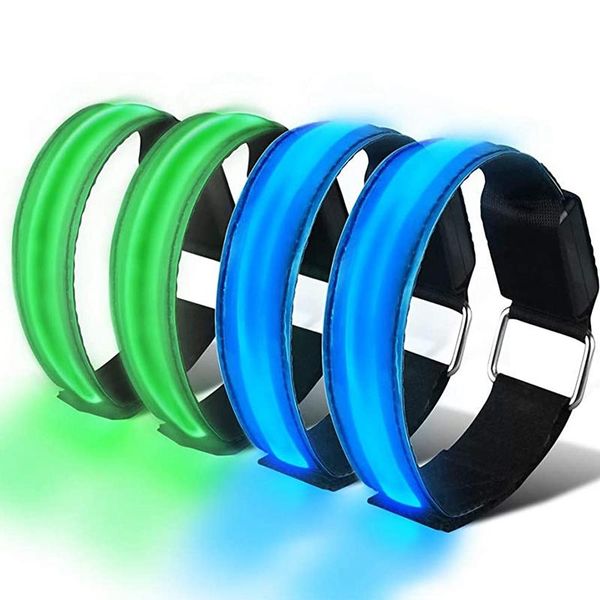4pcs led armband, rechargeable led armband reflective running gear for outdoor activities and exercise, running, walking, Black;red
4pcs led armband, rechargeable led armband reflective running gear for outdoor activities and exercise, running, walking, Black;red