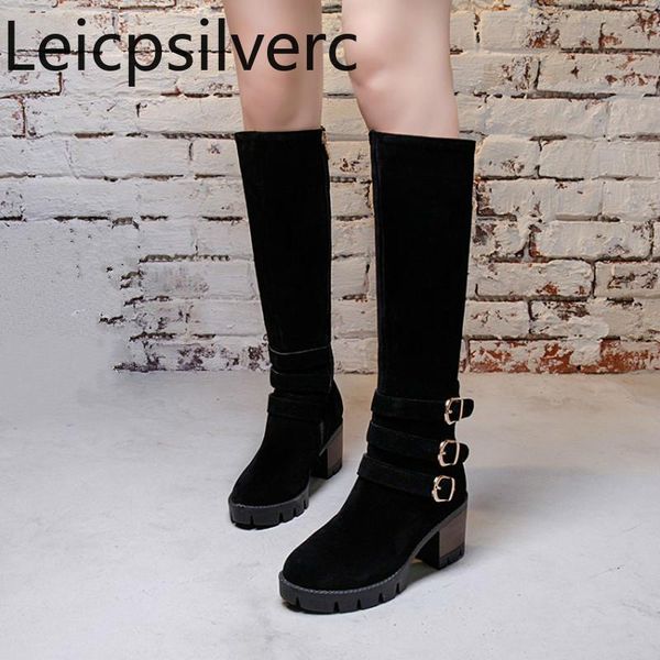 boots women's autumn and winter the round head zipper thick heel mid high tube shoes plus size 34-43 6.5cm, Black
boots women's autumn and winter the round head zipper thick heel mid high tube shoes plus size 34-43 6.5cm, Black