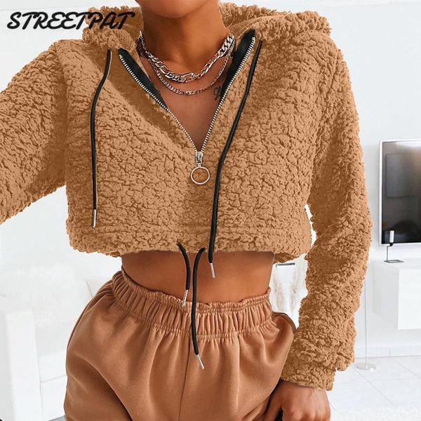 fleece crop hoodie for women fall winter clothes full sleeve warm soft hoody female pullovers zip hooded sweatshirt1, Black
fleece crop hoodie for women fall winter clothes full sleeve warm soft hoody female pullovers zip hooded sweatshirt1, Black