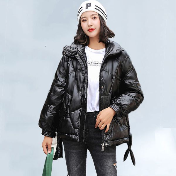 2019 women's jacket winter glossy sier/black/blue plus size stand collar parka outwear down padded coats female tide 248
2019 women's jacket winter glossy sier/black/blue plus size stand collar parka outwear down padded coats female tide 248