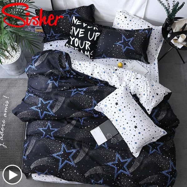 sisher bedding set stars printed duvet cover sets quilt cover for kids single double king bed linens 11 sizes to choose
sisher bedding set stars printed duvet cover sets quilt cover for kids single double king bed linens 11 sizes to choose