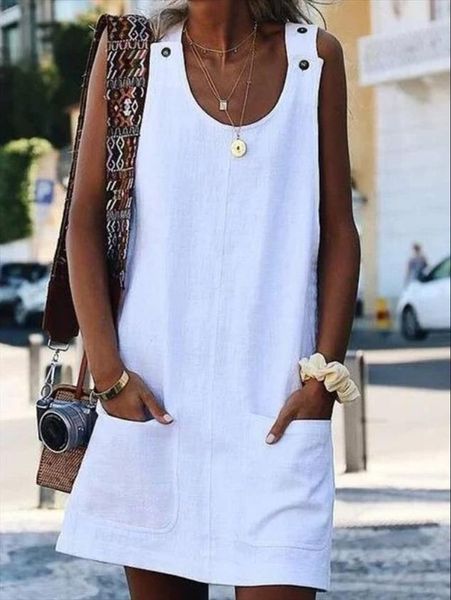 once elegant button women dress pocket solid cotton mini dress summer casual female plus size lady a line beach vestidos, Black;gray
once elegant button women dress pocket solid cotton mini dress summer casual female plus size lady a line beach vestidos, Black;gray