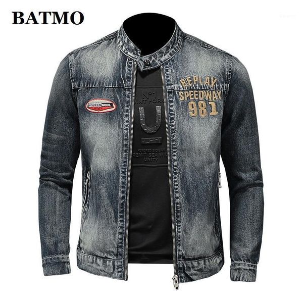 batmo 2021 new arrival spring cotton denim jackets coat men,casual jackets,plus-size m-5xl,h061961, Black;brown
batmo 2021 new arrival spring cotton denim jackets coat men,casual jackets,plus-size m-5xl,h061961, Black;brown
