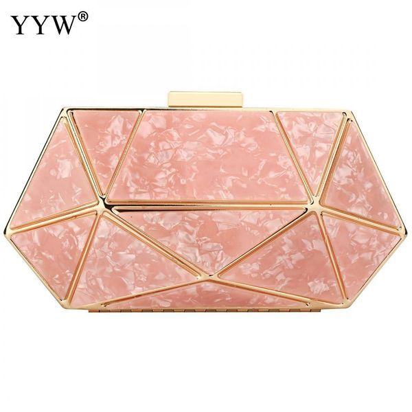 rose gold acrylic geometric clutch bag designer clutches purse prom night out party formal ladies marble wedding purse white sac 1020 
rose gold acrylic geometric clutch bag designer clutches purse prom night out party formal ladies marble wedding purse white sac 1020