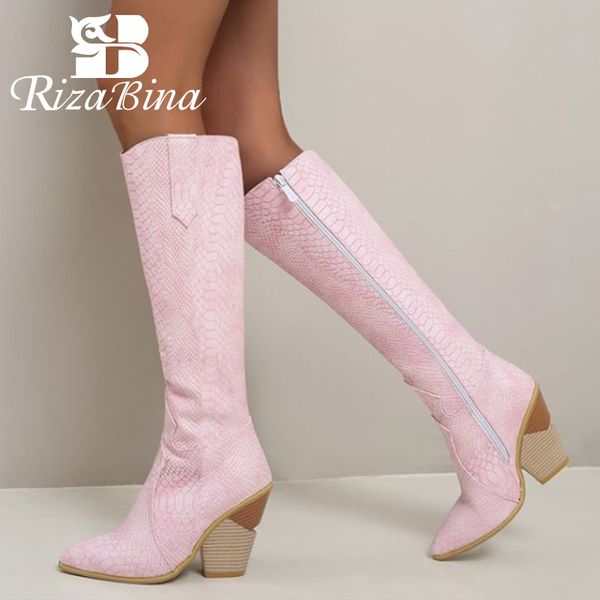 rizabina size 34-43 women knee boots zipper pointed toe high heel winter shoes woman warm long boot lady office footwear, Black
rizabina size 34-43 women knee boots zipper pointed toe high heel winter shoes woman warm long boot lady office footwear, Black