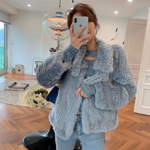 2021 korean style short hand woven rex fur grass women's autumn and winter young lapel loose casual warm plush coat, Black
2021 korean style short hand woven rex fur grass women's autumn and winter young lapel loose casual warm plush coat, Black