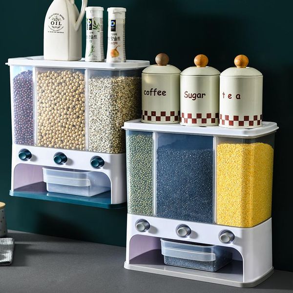 storage bottles & jars box plastic clear container wall-mounted grain for whole grains kitchen 5.5l
storage bottles & jars box plastic clear container wall-mounted grain for whole grains kitchen 5.5l