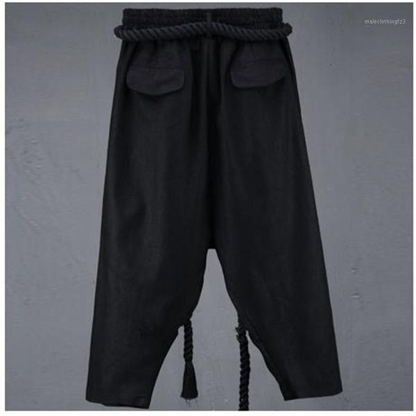 men's pants men's trousers spring and summer low crotch wide-leg retro culottes bloomers stage outfit yamamoto style1, Black
men's pants men's trousers spring and summer low crotch wide-leg retro culottes bloomers stage outfit yamamoto style1, Black