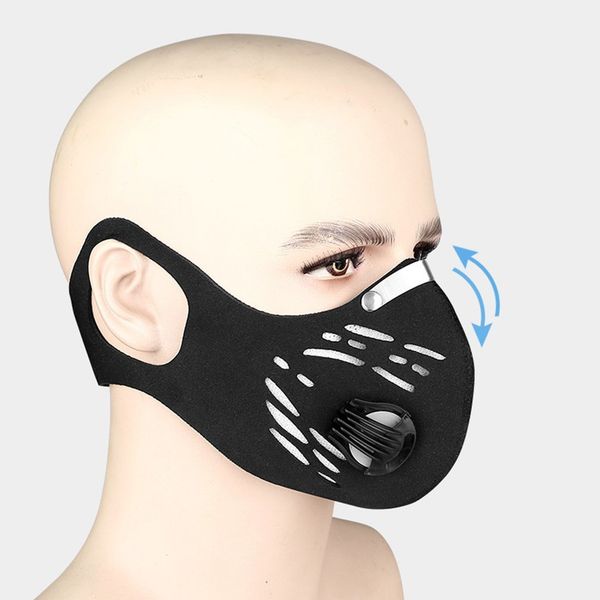 breathable double breathing valve filtration high efficiency adjustable 3d fitting design face mask protective 
breathable double breathing valve filtration high efficiency adjustable 3d fitting design face mask protective