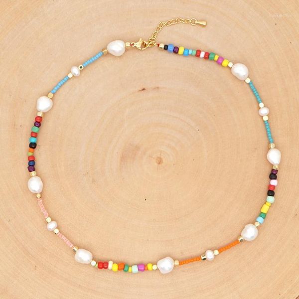 go2boho fashion necklace 2020 boho real pearl beaded necklaces choker for women jewelry patchwork collares de moda handmade1, Golden;silver
go2boho fashion necklace 2020 boho real pearl beaded necklaces choker for women jewelry patchwork collares de moda handmade1, Golden;silver