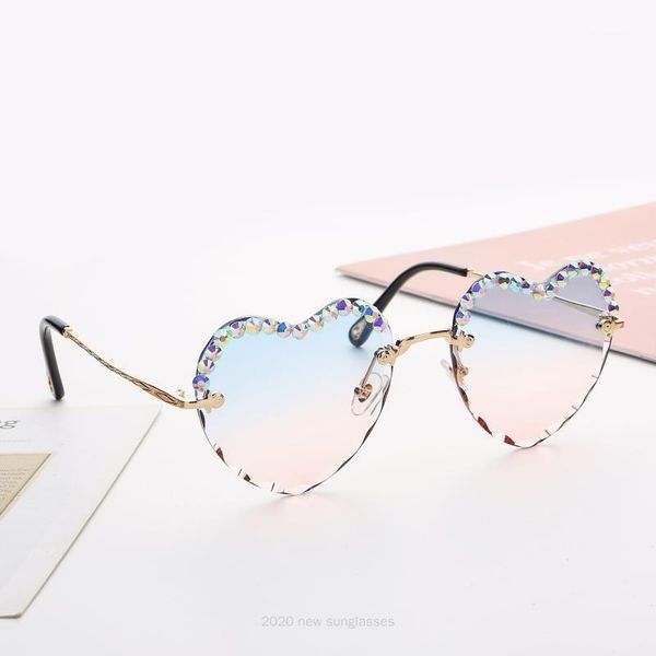 rimless super cute sunglasses women 2020 vintage luxury rhinestone sun glasses gradient lens eyeglasses shades for female nx1, White;black
rimless super cute sunglasses women 2020 vintage luxury rhinestone sun glasses gradient lens eyeglasses shades for female nx1, White;black