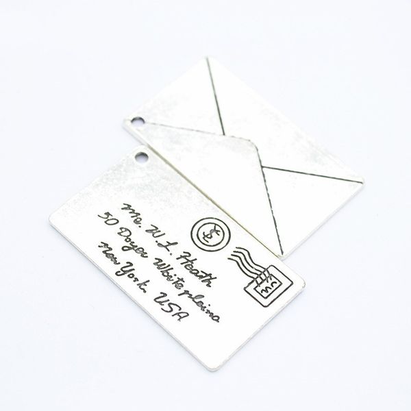bulk 50pcs vintage alloy envelope charms letter pendant 40x23mm two color jewelry pendant findings, Bronze;silver
bulk 50pcs vintage alloy envelope charms letter pendant 40x23mm two color jewelry pendant findings, Bronze;silver