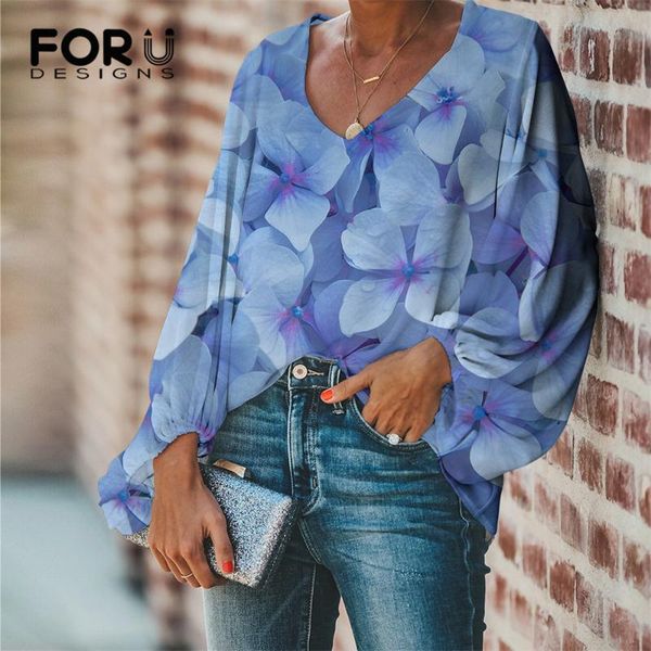 forudesigns women's fashion chiffon clothing hydrangea petal print casual long sleeve for ladies female loose blouse, White
forudesigns women's fashion chiffon clothing hydrangea petal print casual long sleeve for ladies female loose blouse, White