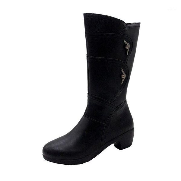 women's boots snow boots mid-tube thick heel mid-heel plus velvet warm cotton fashion shoes women's 2021 autumn and winter new1, Black 
women's boots snow boots mid-tube thick heel mid-heel plus velvet warm cotton fashion shoes women's 2021 autumn and winter new1, Black