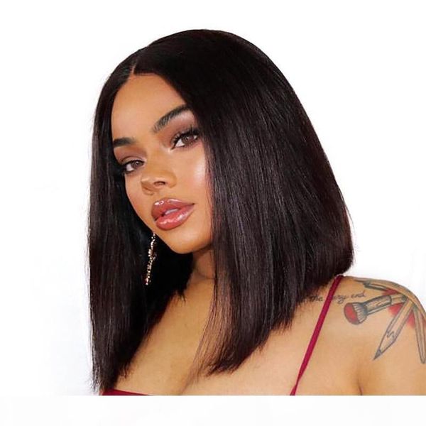short lace front human hair wigs peruvian remy hair bob wig with pre plucked hairline with baby hair ing, Black;brown
short lace front human hair wigs peruvian remy hair bob wig with pre plucked hairline with baby hair ing, Black;brown
