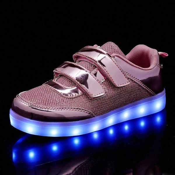 fashion bright solid usb led light up kid shoes breathable hook &loop children charging luminous sneakers for girl and boy 25-37 #vh8s
fashion bright solid usb led light up kid shoes breathable hook &loop children charging luminous sneakers for girl and boy 25-37 #vh8s