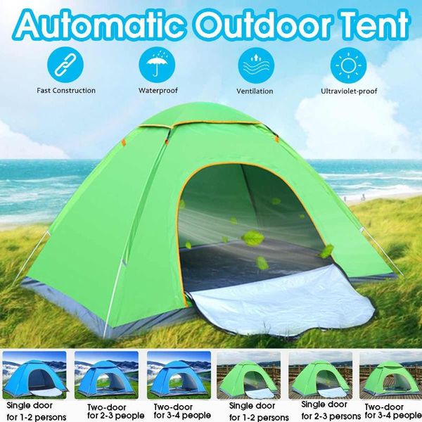 1-4 person portable outdoor foldable tent waterproof automatic instant open camping hiking fishing travel tent anti uv sun shade
1-4 person portable outdoor foldable tent waterproof automatic instant open camping hiking fishing travel tent anti uv sun shade